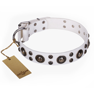  Wit
honden halsband White Jewel FDT Artisan