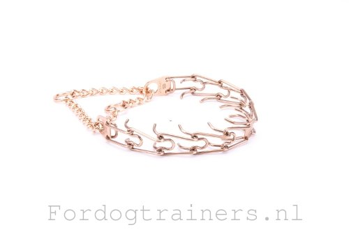 Heldere Curogan Honden Pinch Halsband - 3,25 mm - Klik op de afbeelding om het venster te sluiten