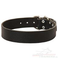 Lederen Honden Halsband - 3.8 cm Breed