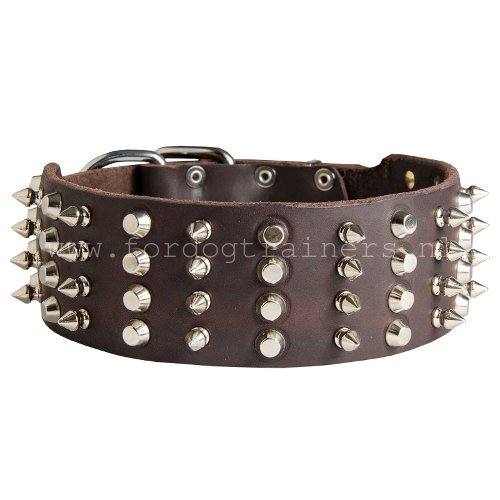 Stoere halsband van leer voor
Herder