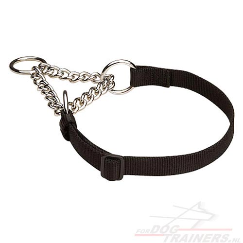 Martingale halsband met 2 O-ringen 