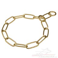 Messing Choke halsband van Herm Sprenger Messing Choke halsband van Herm Sprenger