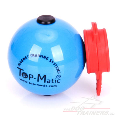 Top-Matic Blauwe Bal met Rode Magneet