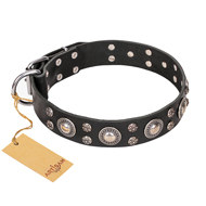 Vintage Necklace FDT Artisan Lederen hondenhalsband