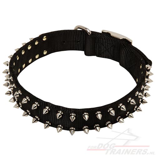 Trendy nieuwe halsband van nylon | Sterke en duurzame spikes