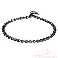 Zwarte Roestvrij Stalen Halsband Effective Training Zwarte Roestvrij Stalen Halsband Effective Training