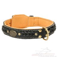 Exclusieve Lederen Honden Halsband