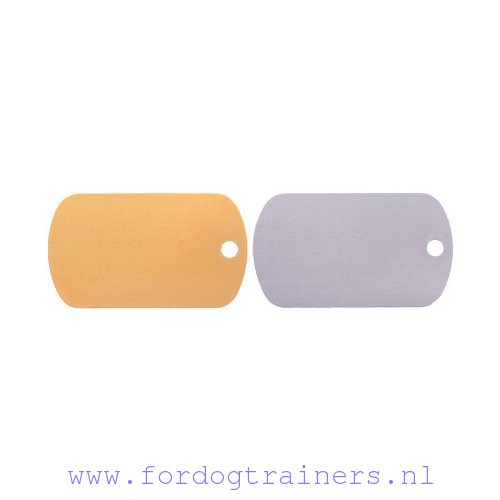 medaillon id tag voor hond met naam